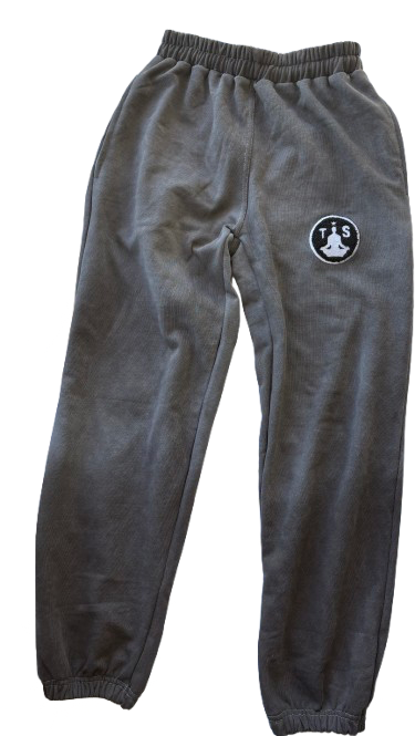 "Tranquil" Embroidered Logo Sweatpants