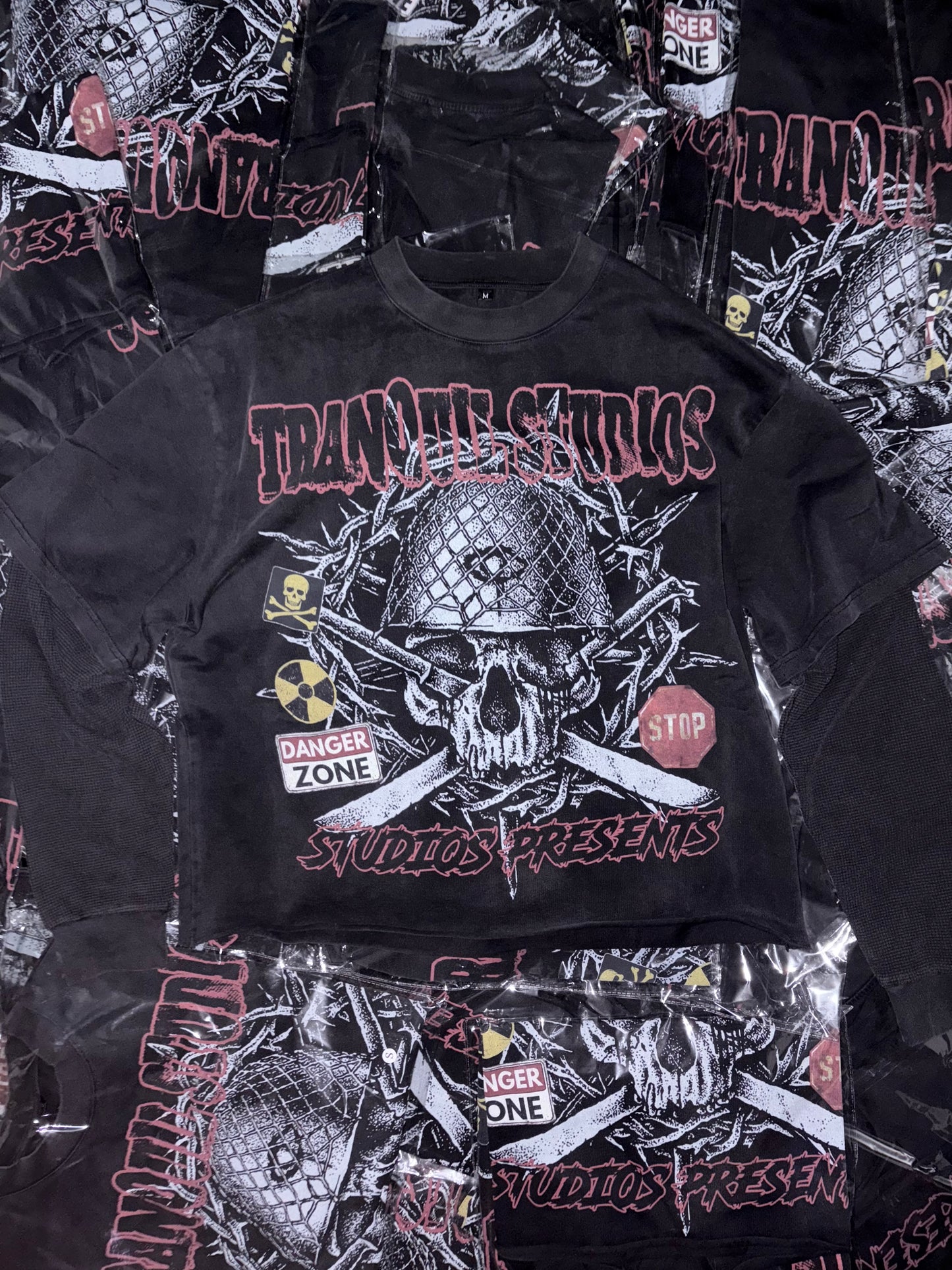 ASH BLACK "WAR" THERMAL TEE